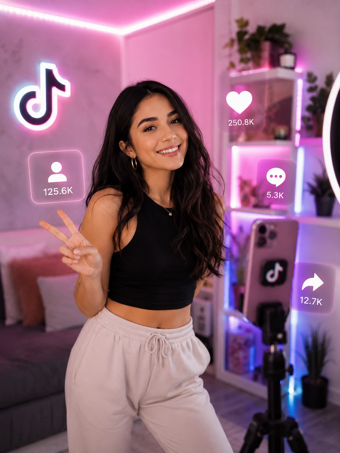 TikTok Wachstum Beispiel